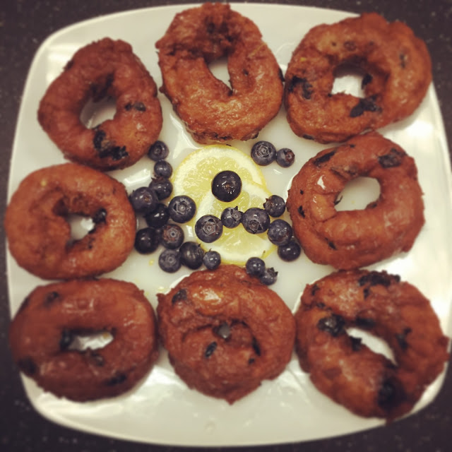  Blueberry Donuts